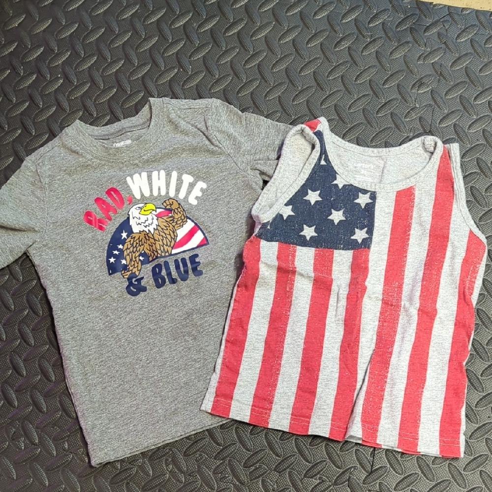 3T Patriotic Kids Shirt Set